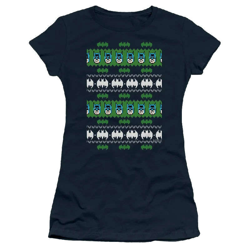 DC Batman Batman Christmas Sweater - Juniors T-Shirt Long Sweater Short Sweater Cropped Sweater