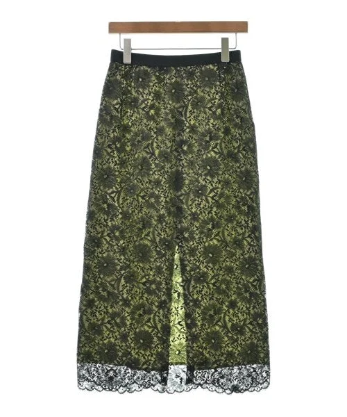 H BEAUTY&YOUTH Long/Maxi length skirts leather skirt modern
