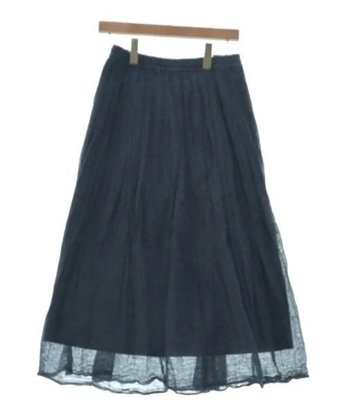 tumugu: Knee length skirts wool skirt sturdy