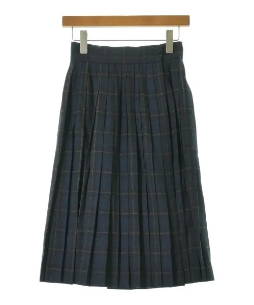 J&M DAVIDSON Knee length skirts linen skirt natural