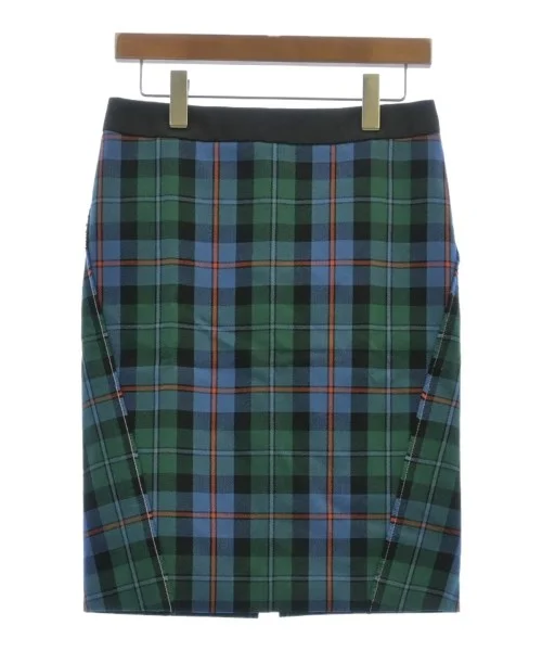 Drawer Knee length skirts high waist skirt
