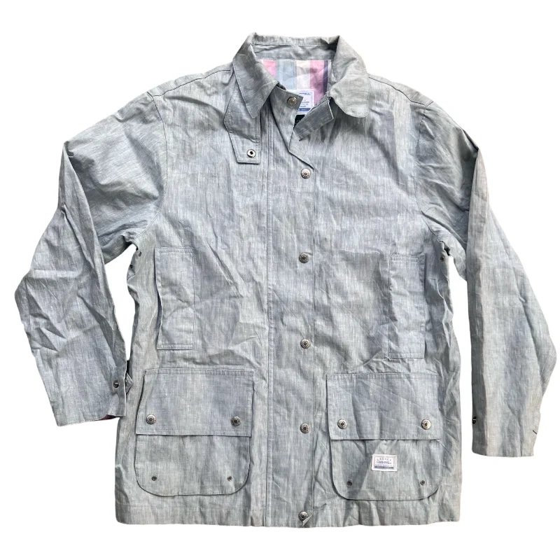 Lauren by Ralph Lauren Waxed Canvas Jacket (XL) Zippered Front Buttoned Front Snap Front