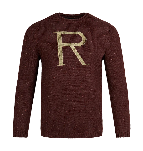 'R' for Ron Weasley Knitted Sweater Bright Pastel Dark