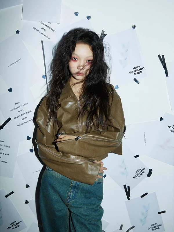 Short wide style cool jacket【s0000006331】 Nylon Jacket Polyester Jacket Spandex Jacket