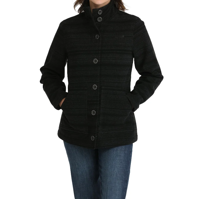 Cinch Ladies Wooly Twill Black Jacket MAJ9892002 Denim Jacket Leather Jacket Suede Jacket