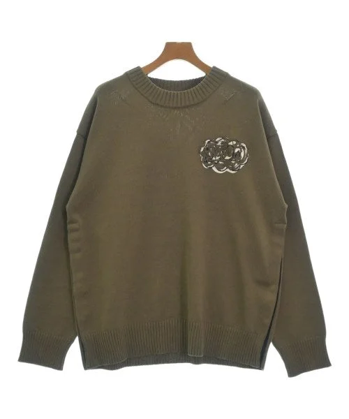 sacai Sweaters Ribbed Striped Patterned