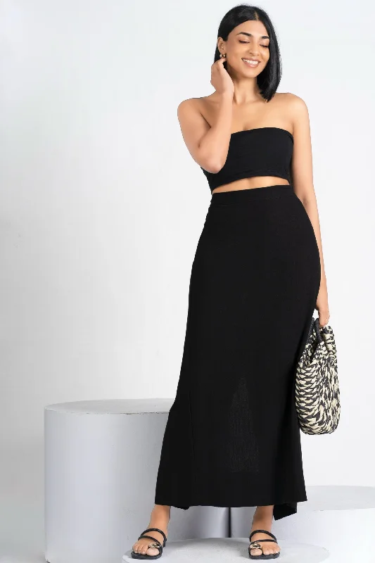 Linen Maxi Skirt leather skirt refined