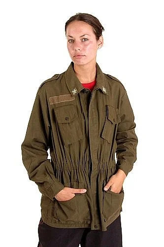Italian Military Combat Jacket Wool Jacket Cashmere Jacket Tweed Jacket