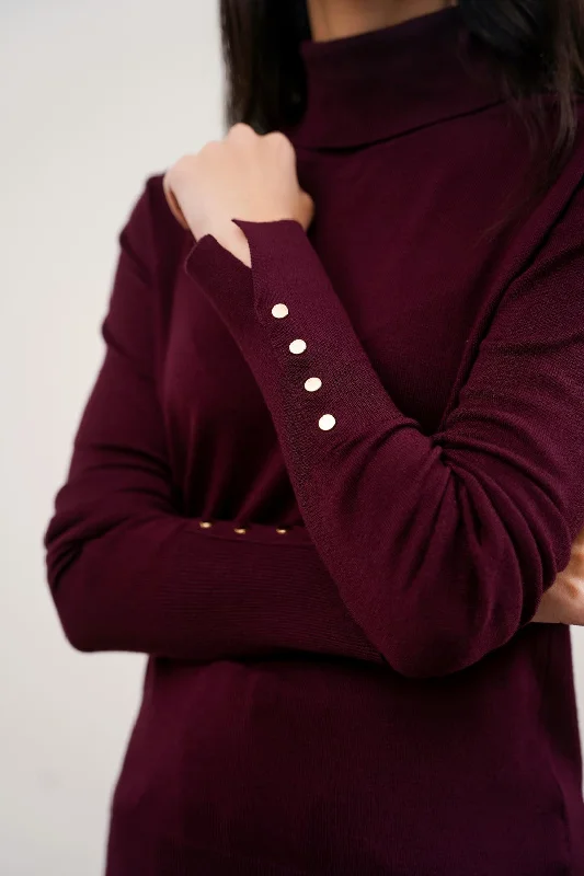 CLASSIC ROLLNECK SWEATER Neon Metallic Matte