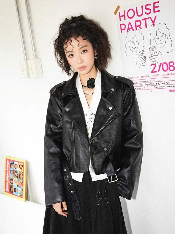 Short rock jacket【s0000010714】 Elasticated Jacket Padded Jacket Insulated Jacket
