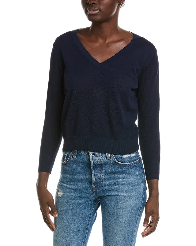 Vince 3/4-Sleeve Sweater Casual Formal Business