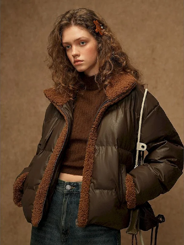 High Collar Zipper Lapel Jacket【s0000006007】 Zippered Front Buttoned Front Snap Front