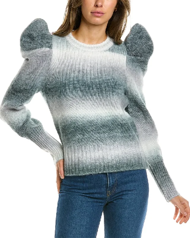 Design History Puff Sleeve Sweater Knit Fabric Woven Fabric Fleece Fabric