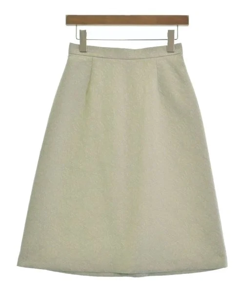 SunaUna Knee length skirts leather skirt modern