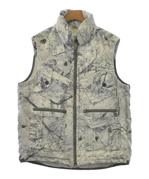 FACETASM Down jackets/Vests Wool Fabric Cashmere Fabric Tweed Fabric