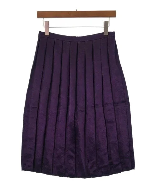 PLAN C Knee length skirts cotton skirt soft