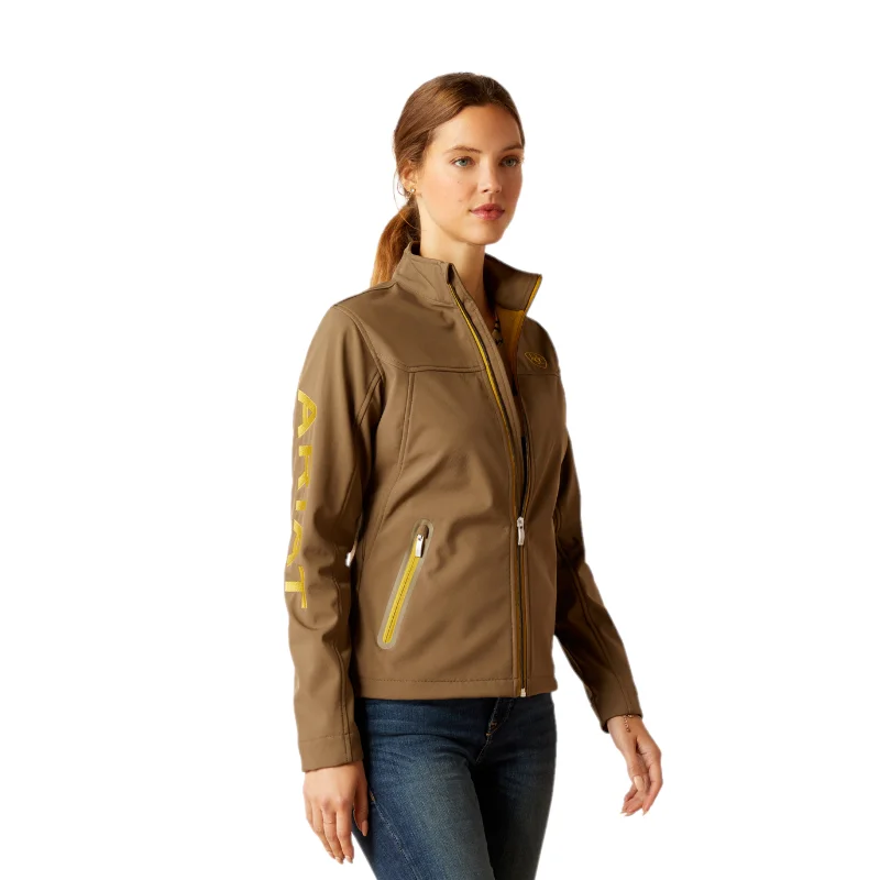 Ariat Ladies New Team Softshell Canteen Jacket 10046687 Herringbone Jacket Checkered Jacket Solid Jacket