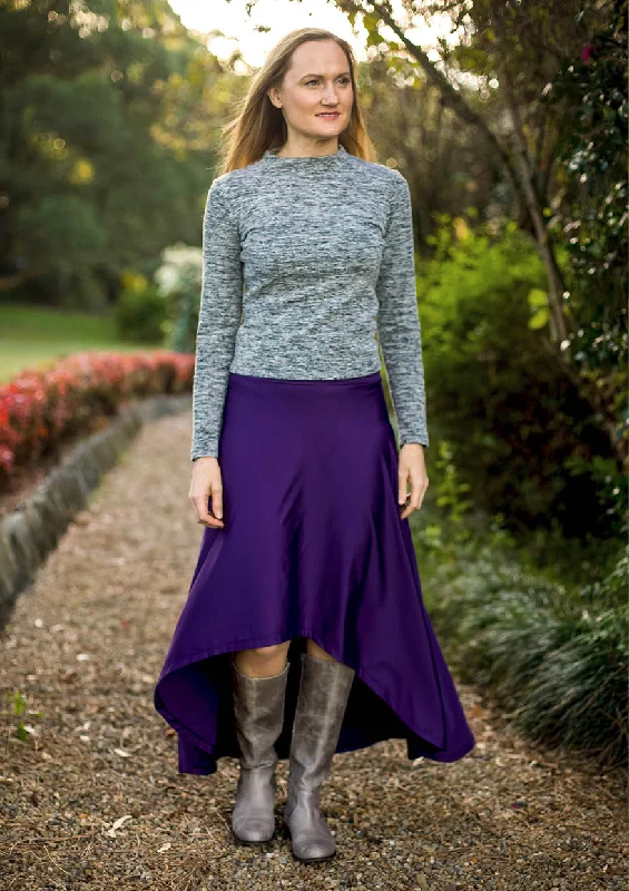 Starlight | High-Low Skirt Sewing Pattern floral skirt print
