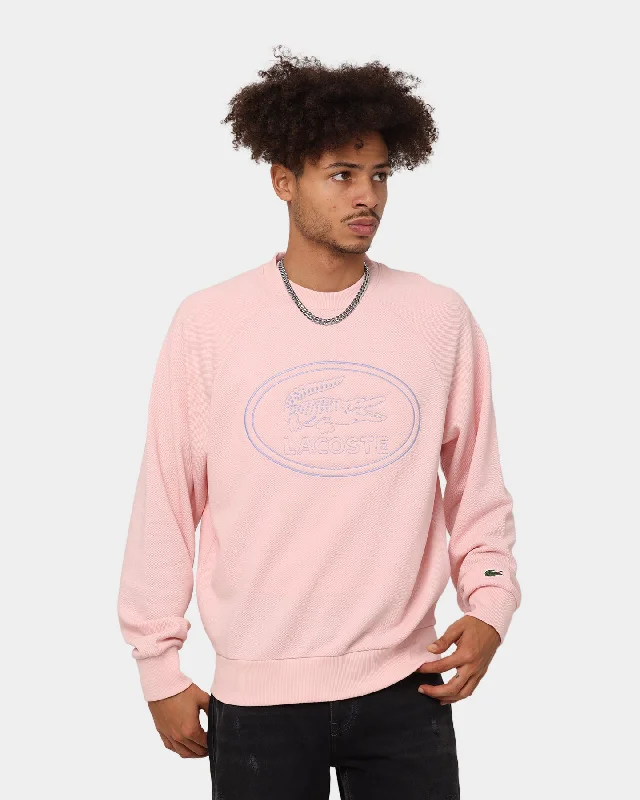Lacoste Archive Logo Piqué Sweater Nidus Jersey Fabric Tulle Fabric Batik Fabric