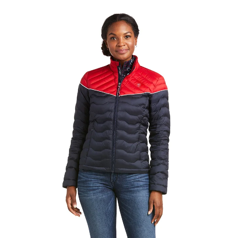 Ariat Ladies Ideal 3.0 team Color-Block Down Jacket 10037722 Jersey Jacket Tulle Jacket Batik Jacket