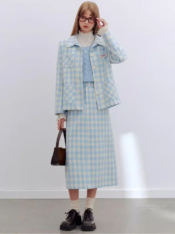 Shoulder pads straight jacket【s0000006197】 Snapped Jacket Toggled Jacket Drawstring Jacket