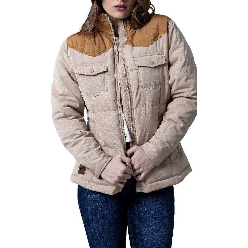 Kimes Ranch Ladies Wyldfire Tan Quilted Jacket WJA0000006-TAN Oversized Jacket Tailored Jacket Straight Jacket