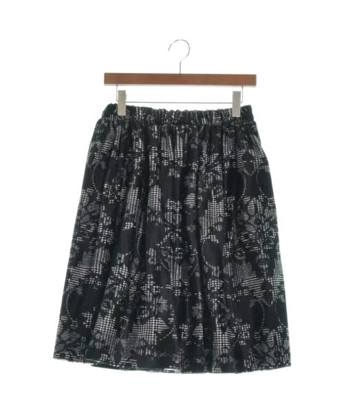 COMME des GARCONS COMME des GARCONS Knee length skirts velvet skirt plush