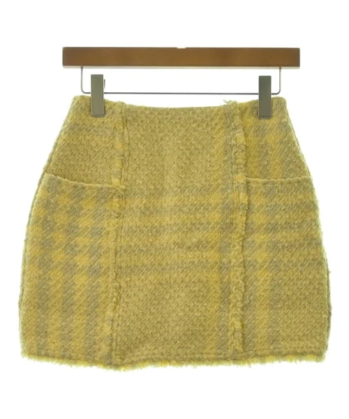 SLY Mini skirts pleated skirt texture
