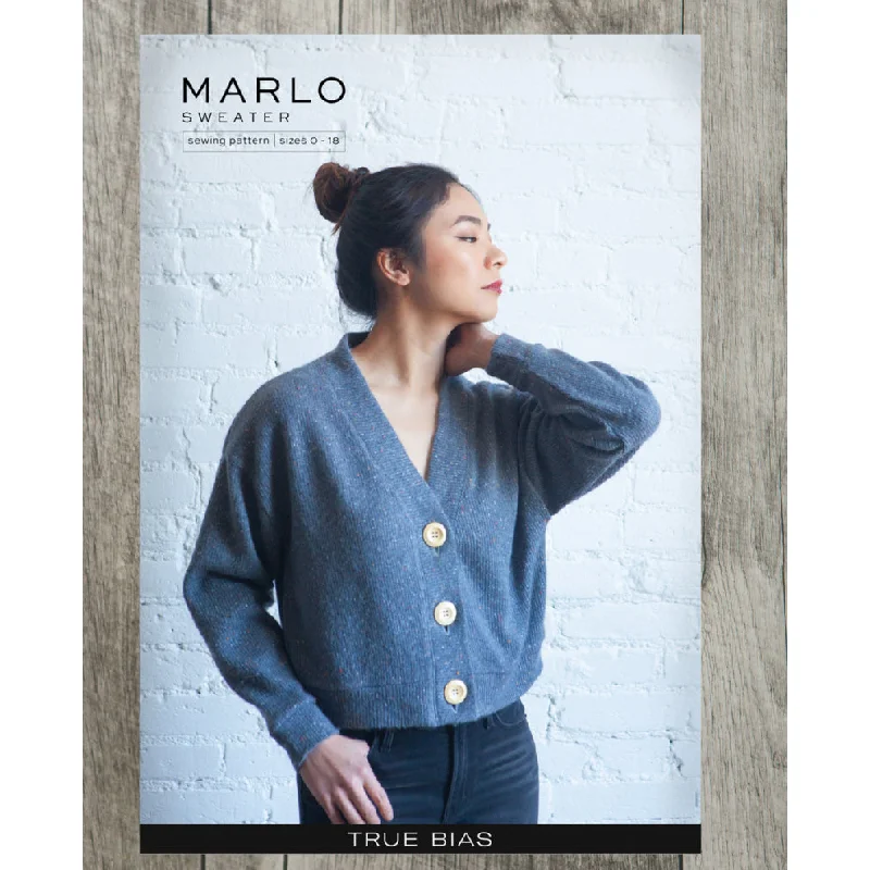 True Bias Marlo Sweater Pattern (paper) Lightweight Heavyweight Midweight