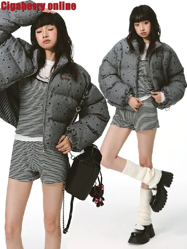 Short Cotton Jacket【s0000011424】 Knit Fabric Woven Fabric Fleece Fabric