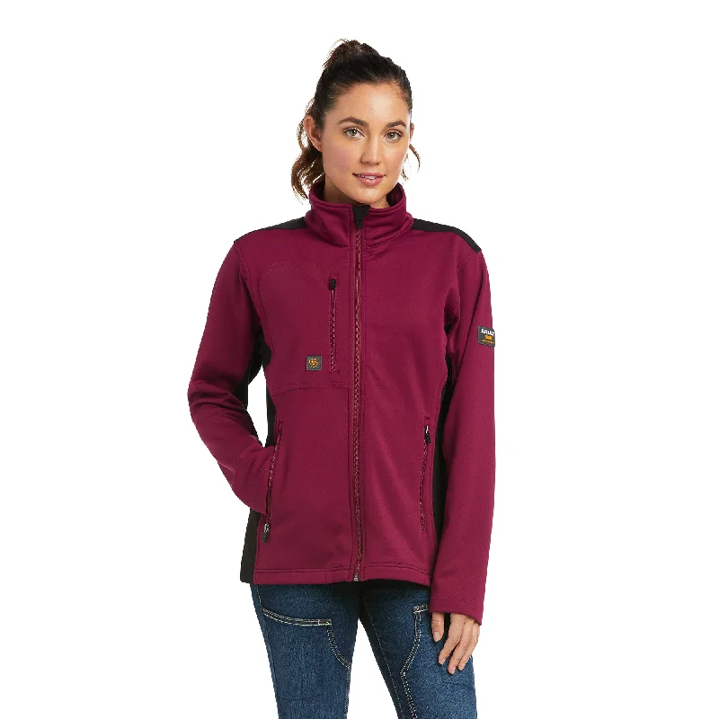Ariat® Ladies Rebar Dri-Tek DuraStretch™ Purple Fleece Jacket 10037601 Quilted Jacket Puffer Jacket Insulated Jacket