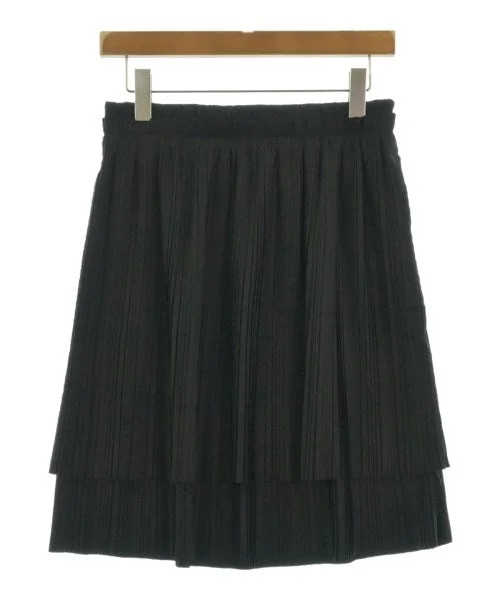 Neil Barrett Knee length skirts velvet skirt sumptuous
