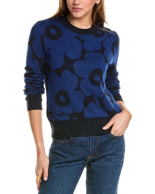 Marimekko Koolaus Pieni Unikko II Wool Sweater Rayon Fabric Velvet Fabric Corduroy Fabric
