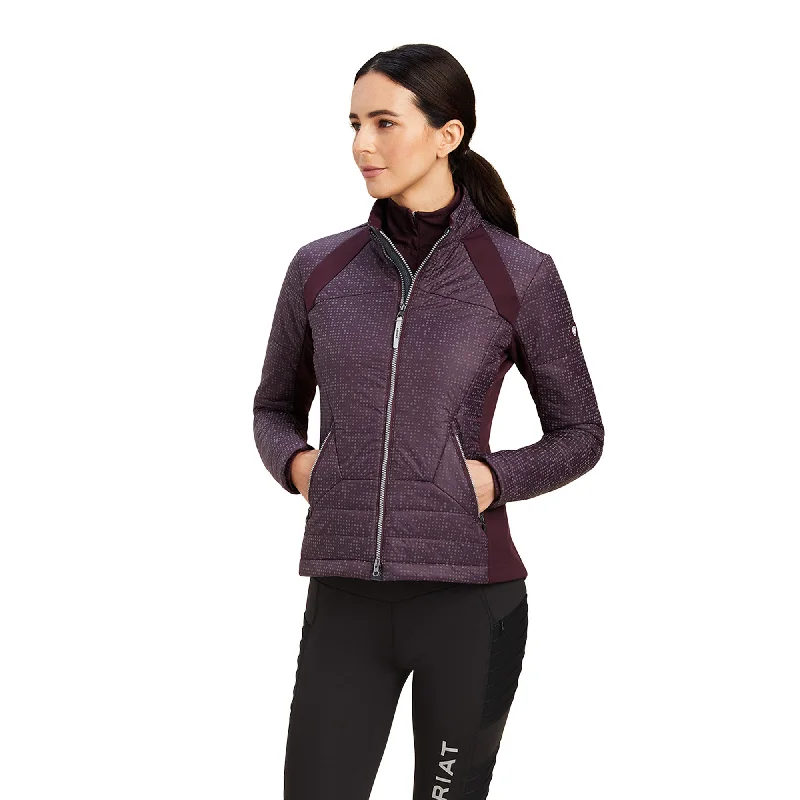 Ariat® Ladies Lumina Mulberry Insulated Jacket 10041383 Cardigan Sweater Pullover