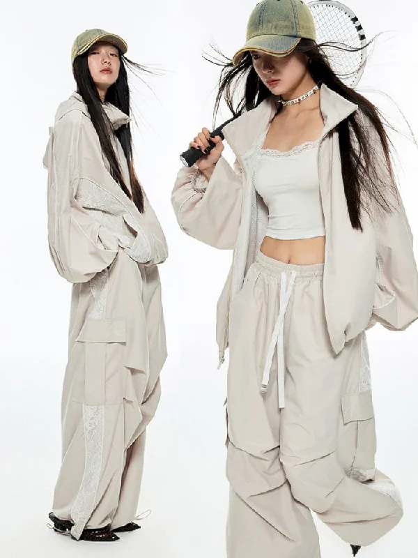 Outdoor punching jacket【s0000006296】 Chenille Jacket Brocade Jacket Lace Jacket