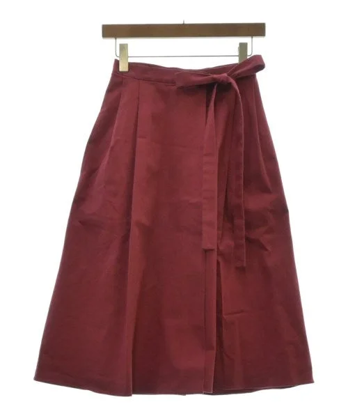 JIL SANDER NAVY Long/Maxi length skirts velvet skirt plush