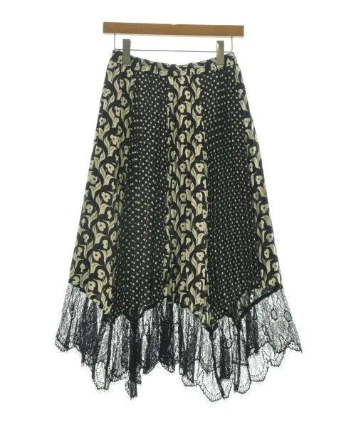 Diagram GRACE CONTINENTAL Long/Maxi length skirts button skirt front