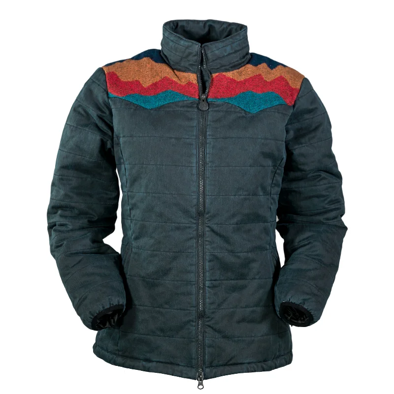 Outback Trading Company® Ladies Aspen Navy Jacket 29819-NVY Bomber Jacket Anorak Windbreaker