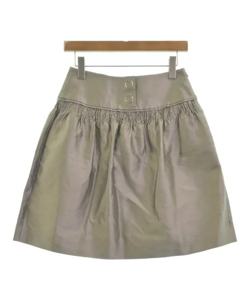 GIORGIO ARMANI Knee length skirts silk skirt lustrous