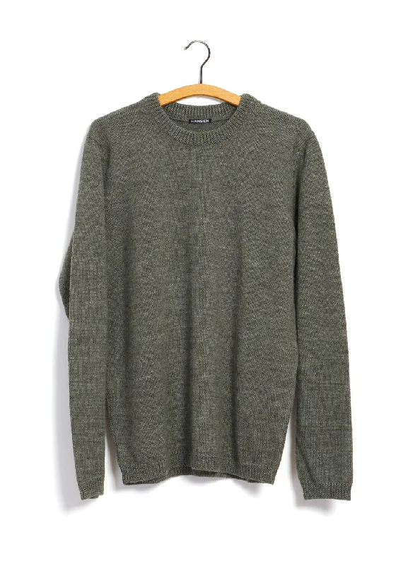 ESKE | Crew Neck Sweater | Hunter Zippered Front Buttoned Front Snap Front