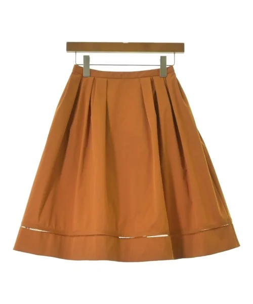 FOXEY NEWYORK Knee length skirts satin skirt smooth