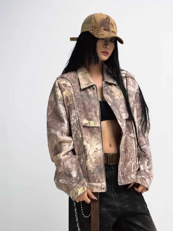 Camouflage work jacket【s0000010000】 Appliqued Jacket Beaded Jacket Sequined Jacket