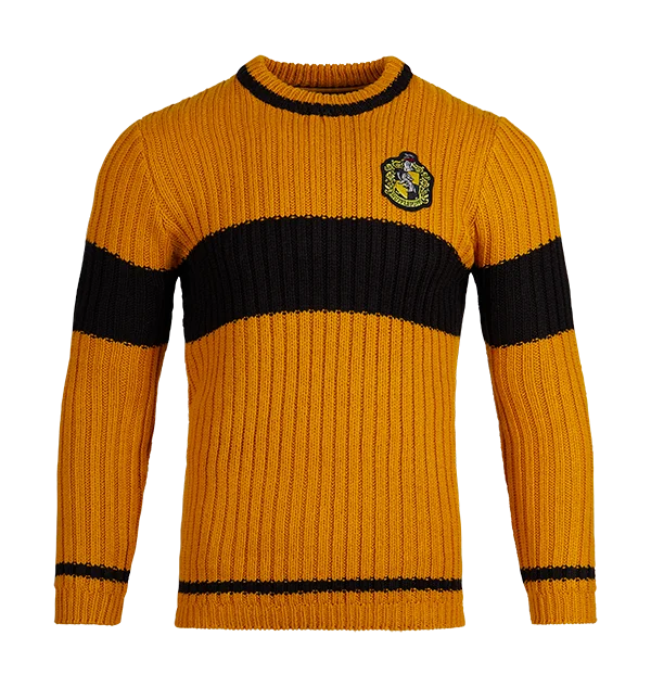Hufflepuff Quidditch Sweater Modern Contemporary Chic