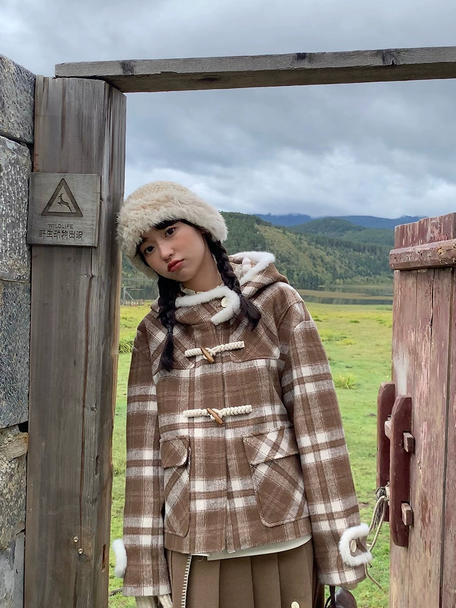 Stripes smooth tweed short jacket【s0000005888】 Fleece Jacket Down Jacket Parka