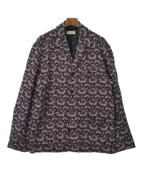 DRIES VAN NOTEN Casual jackets Faux Fur Fabric Real Fur Fabric Shearling Fabric