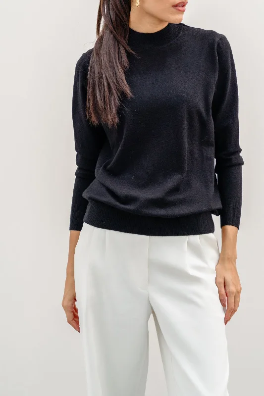 SOFT KNITTED SWEATER Chenille Brocade Lace