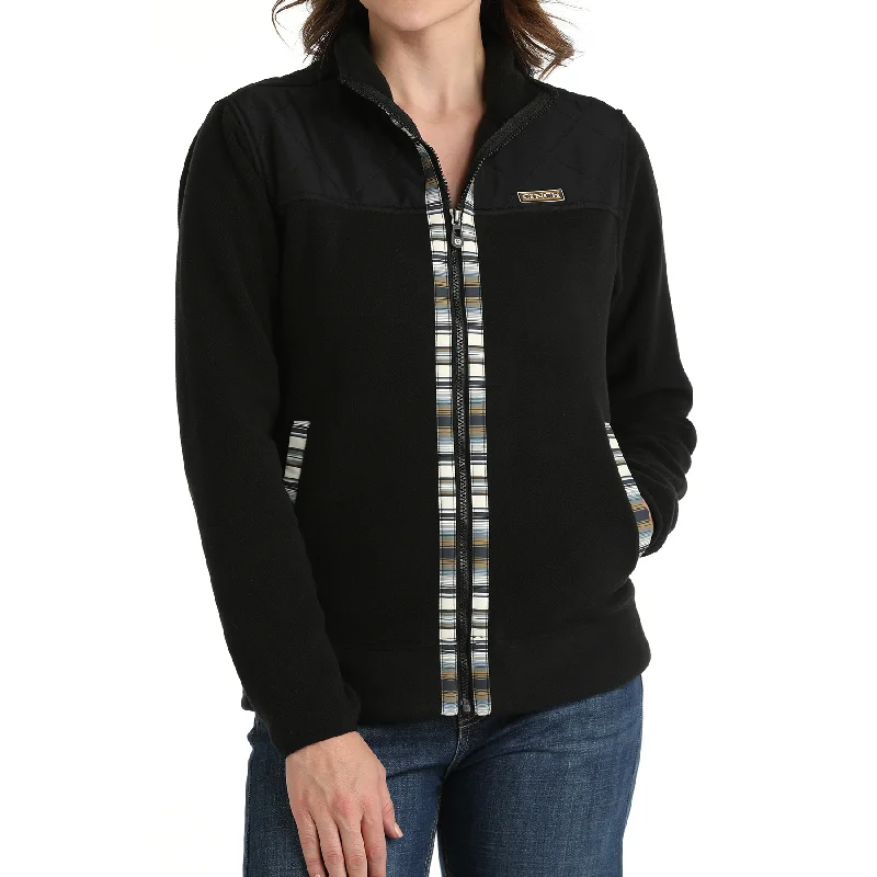 Cinch Ladies Fleece Serape Black Jacket MAJ9908001 Cardigan Sweater Pullover