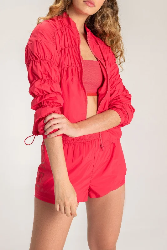 Fresh Nylon Reversible Jacket Welt Pockets Slit Pockets Flap Pockets