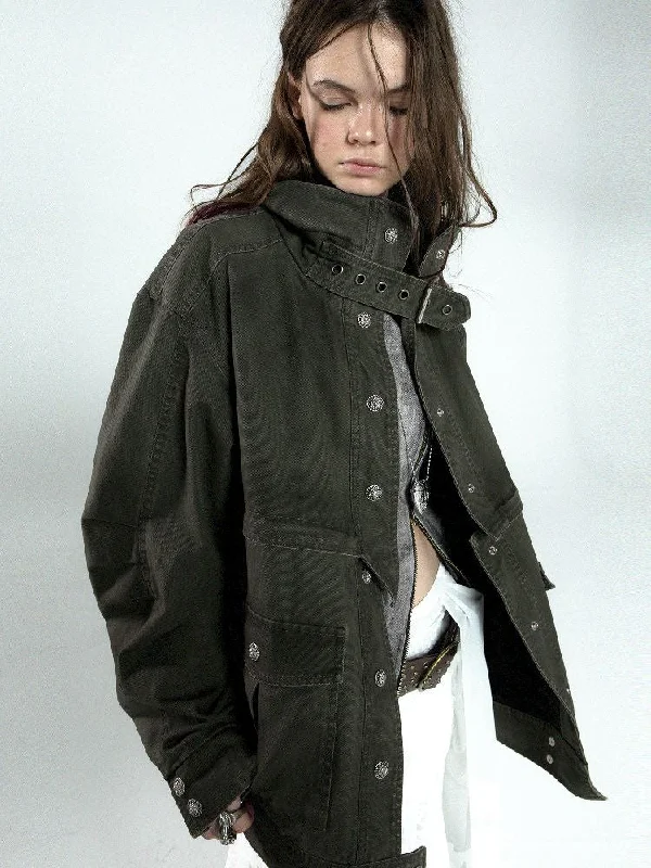 Long Short Silhouette Thick Jacket【s0000010529】 Oversized Jacket Tailored Jacket Straight Jacket