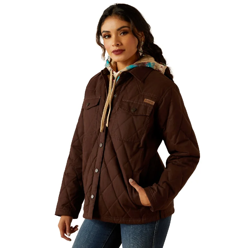 Ariat Ladies Grizzly Quilted Mole Barn Jacket 10052401 Insulated Jacket Fitted Jacket Loose Jacket